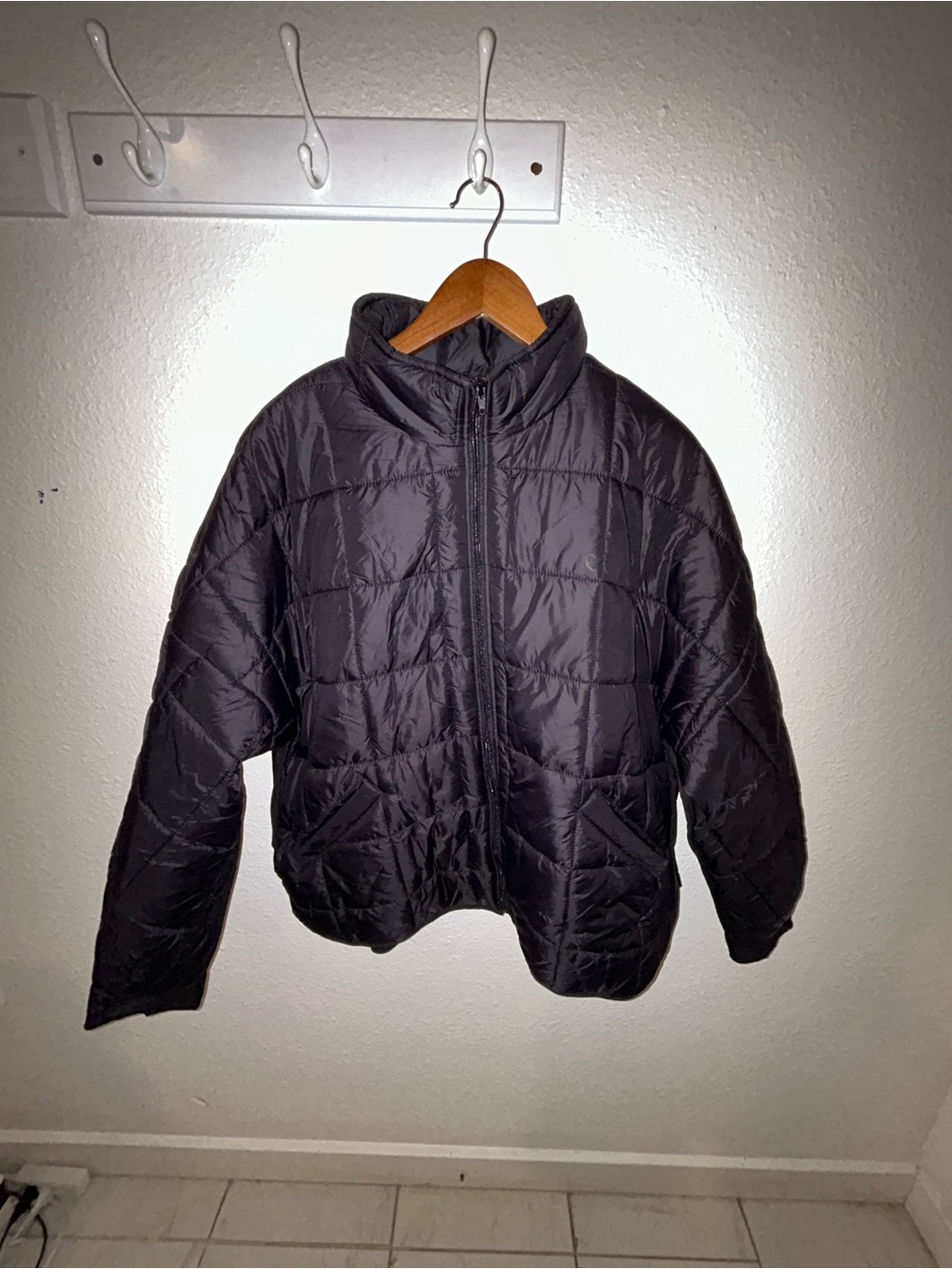 Kids Black Puffer Jacket - Lightweight Warmth